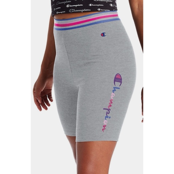 Champion Pants - Champion Biker Shorts Gray